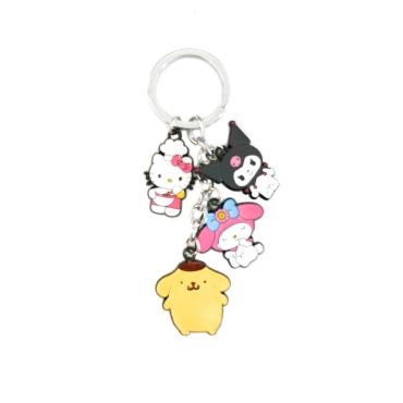 Sanrio Hello Kitty Keychain - Melody kitty, Cinnamoroll, Kuromi & Pochacco 
