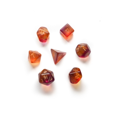 Комплект Зарчета 7бр. - Gem Blitz - Лилав/Жълт