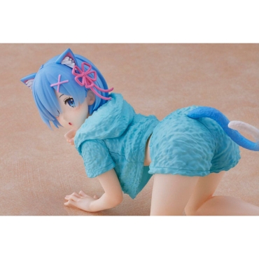 Re:Zero - Starting Life in Another World Колекционерска Фигурка - Rem Cat Roomwear Version
