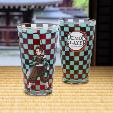Demon Slayer: Kimetsu No Yaiba - Large Glass - 400 ml - Tanjiro Kamado