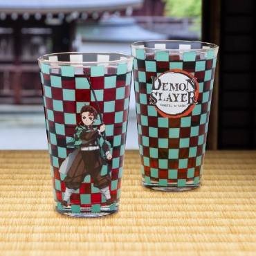 Demon Slayer: Kimetsu No Yaiba - Large Glass - 400 ml - Tanjiro Kamado