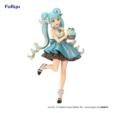 Hatsune Miku PVC Statue - Hatsune Miku Chocolate Mint Pearl Color 17 cm