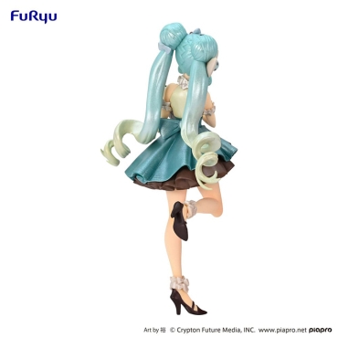 Hatsune Miku PVC Statue - Hatsune Miku Chocolate Mint Pearl Color 17 cm