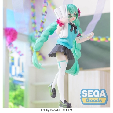 Hatsune Miku Luminasta PVC Statue - Hatsune Miku 16th Anniversary Booota Ver. 18 cm