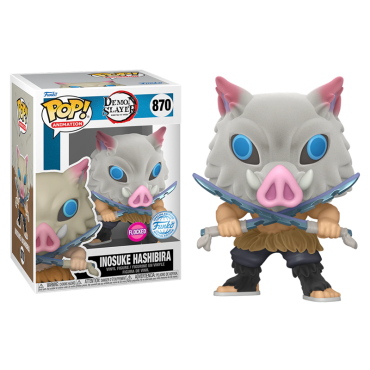 Demon Slayer POP! Animation Vinyl Figure Inosuke Hashibira (Flocked) 9 cm