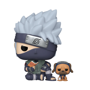 Naruto Shippuden Funko Pop! Колекционерска Фигурка - Kakashi Hatake  with Pakkun (Special Edition) #1338