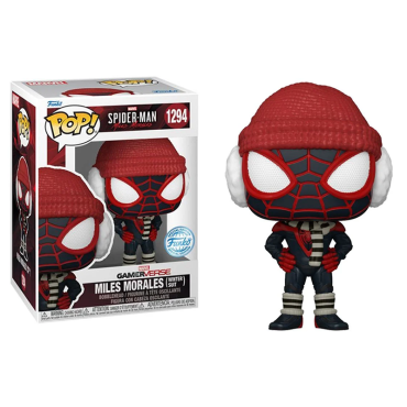 Marvel Gamerverse: Spider-Man Miles Morales Funko Pop!  Vinyl Figure Miles Morales (Winter Suit) (Special Edition) #1294  Bobble-Head