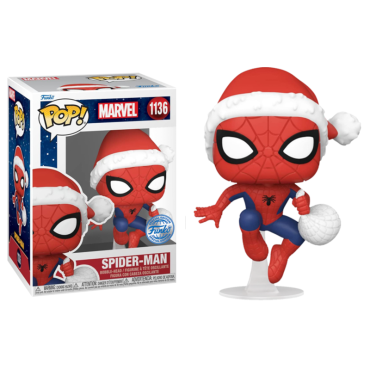 Marvel Beyond Amazing Funko Pop! Vinyl Figure Spider-Man (in Santa  Hat) (Special Edition) #1136 Bobble-Head 