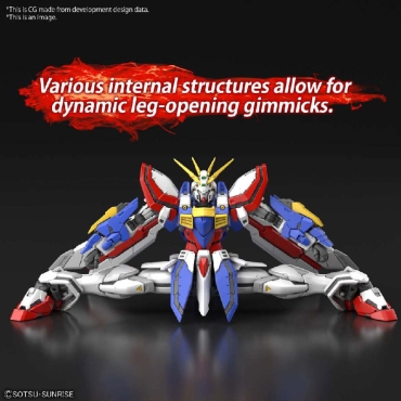 (RG) Gundam Model Kit Екшън Фигурка - 37 God Gundam 1/144