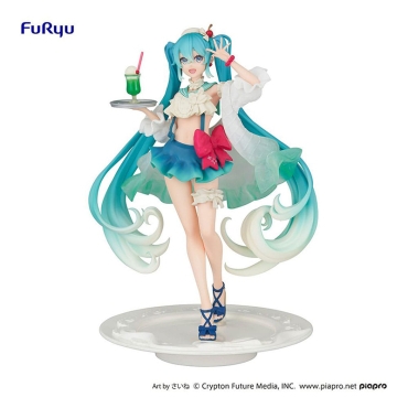Hatsune Miku PVC Statue  - atsune Miku SweetSweets Series Melon Soda Float 18 cm