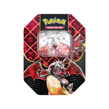 Pokemon TCG Scarlet & Violet Paldean Fates - Тин Shiny Charizard EX