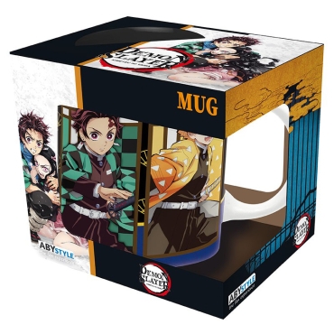Demon Slayer: Kimetsu No Yaiba - Mug - 320 ml - Tanjito, Nezuko, Inosuke & Zenitsu