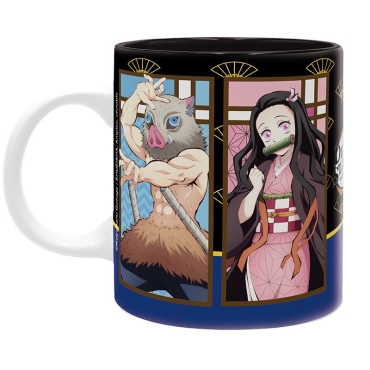 Demon Slayer: Kimetsu No Yaiba - Mug - 320 ml - Tanjito, Nezuko, Inosuke & Zenitsu