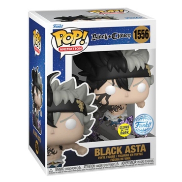 Black Clover POP! Animation Vinyl Figure - Black Asta (Glows in the Dark) (Special Edition) #1556