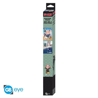 SPY X FAMILY - Set 2 Posters Chibi 52x38 - A double family