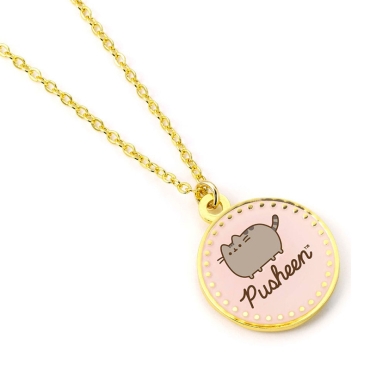 Pusheen Колие с Висулка - Pink Name
