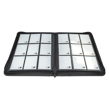 Ultra Pro Vivid 9-Pocket Албум за карти с цип A4 - Черно