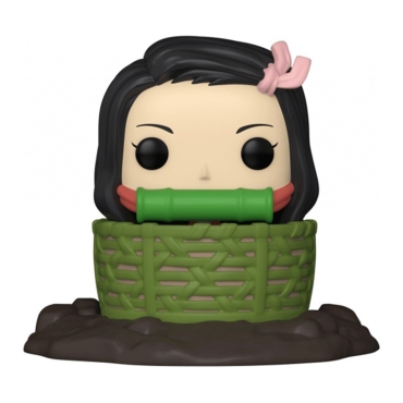 Demon Slayer: Kimetsu no Yaiba Jumbo POP! Vinyl Figure - Nezuko Kamado in Basket (Special Edition) #1609