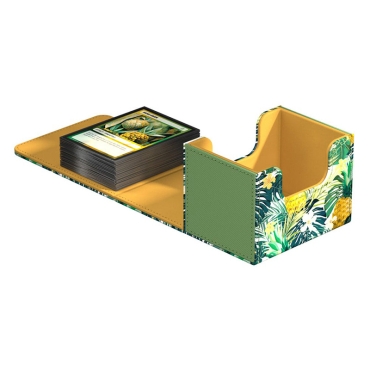 Ultimate Guard Sidewinder Floral Places Кутия за Съхранение на 100+ карти - Bahia Green