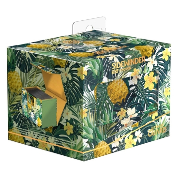 Ultimate Guard Sidewinder Floral Places Кутия за Съхранение на 100+ карти - Bahia Green