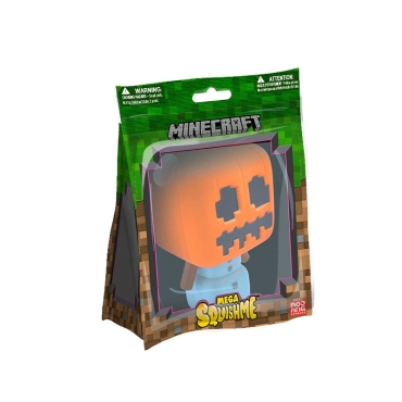 Minecraft Mega Squishme Anti-Stress Фигурка - Snow Golem 15cm