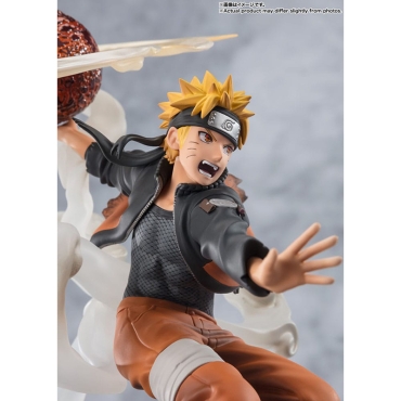 Naruto Shippuden Figuarts ZERO Extra Battle Колекционерска Фигурка - Naruto Uzumaki-Sage Art: Lava Release Rasenshuriken 