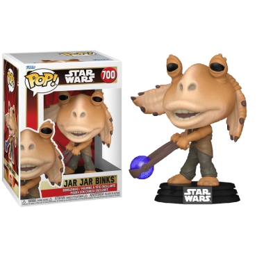 Star Wars Funko POP Star Wars The Phantom Menace Anniversary Колекционерска Фигурка - Jar Jar Binks w/ Booma Balls #700