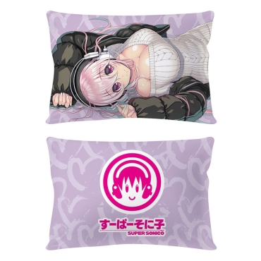 Super Sonico Двулицева Възглавница - Sonico Laying Down 50 x 35 cm