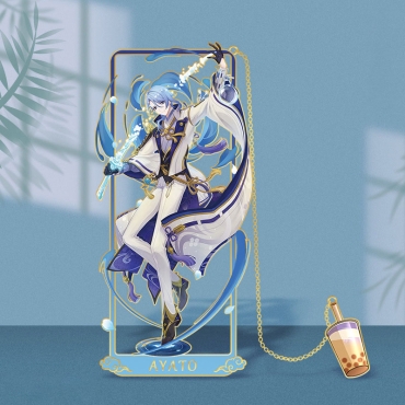 Genshin Impact Метален Книгоразделител - Kamisato Ayato