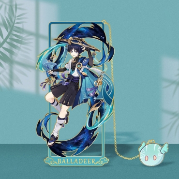 Genshin Impact Метален Книгоразделител - Balladeer (Wanderer/Scaramouche)