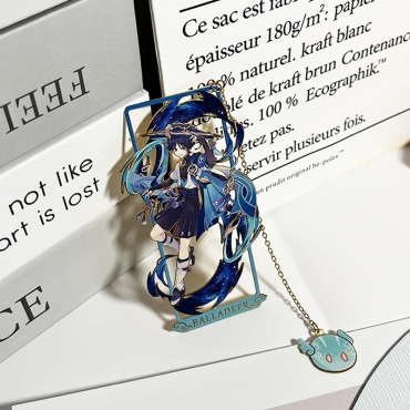 Genshin Impact Метален Книгоразделител - Balladeer (Wanderer/Scaramouche)