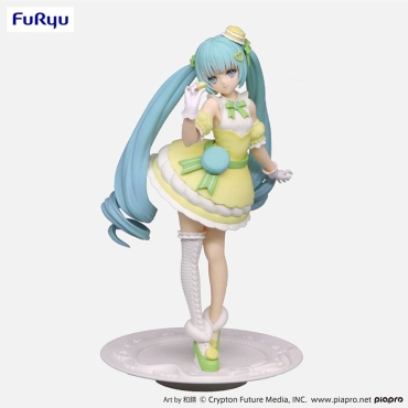 Hatsune Miku Exceed Creative Колекционерска Фигурка - SweetSweets Series Macaroon Citron Color Ver. 