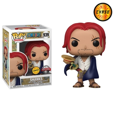 One Piece Funko Pop Колекционерска Фигурка - Shanks CHASE Limited (Special Edition) 