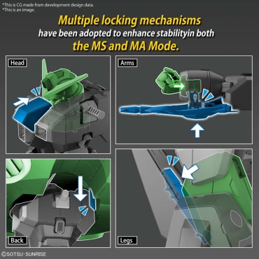 (HG) Gundam Model Kit Екшън Фигурка - Destroy Gundam 1/144