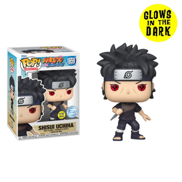 Naruto Shippuden Funko POP! Колекционерска Фигурка - Shisui Uchiha with Kunai (Glows in the Dark) (Special Edition) #1659