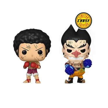 One Piece Funko POP! 2-Pack Animation: Колекционерска Фигурка - D. Luffy & Foxy CHASE Limited (Special Edition)