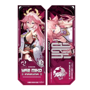Genshin Impact Inazuma Двустранен Книгоразделител - Yae Miko