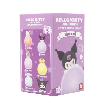 Sanrio Little Moon Light Series Mini Figures Hello Kitty and Friends 8 cm - Kuromi