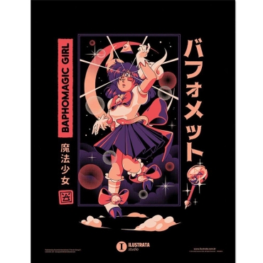 Ilustrata Collector Print Framed - Baphomet girl
