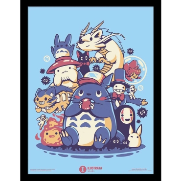 Ilustrata Collector Принт с рамка - Creatures Spirits and Friends