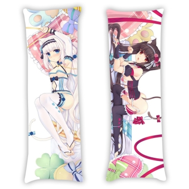 Nekopara: Двулицева Възглавница Dakimakura - Vanilla & Chocola