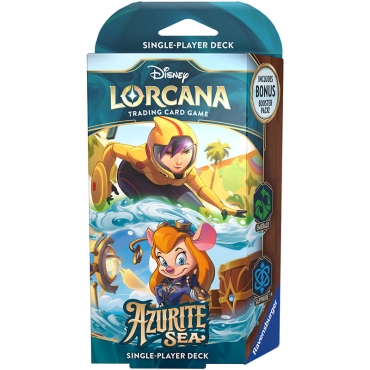 Disney Lorcana TCG Azurite Sea Стартово Тесте - Go Go Tomago/Gadget Hackwrench (Emerald/Sapphire)