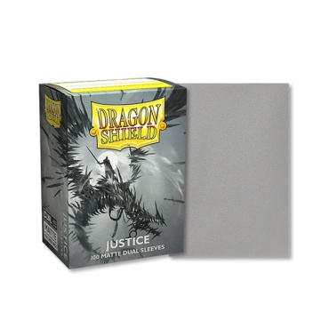 Dragon Shield Големи Протектори за карти 100 броя Dual матирани - Justice