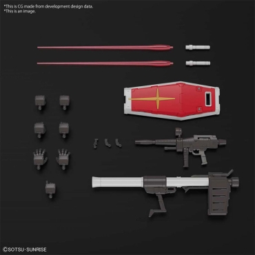 (RG) Gundam Model Kit Модел за Сглобяване - RX-78-2 Gundam Ver.2.0 1/144