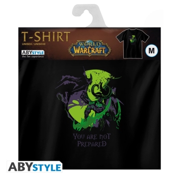 WORLD OF WARCRAFT - Unisex Black T-shirt - Illidan Stormrage