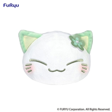 Nemuneko Cat Плюшенa Играчкa - Зелена Котка