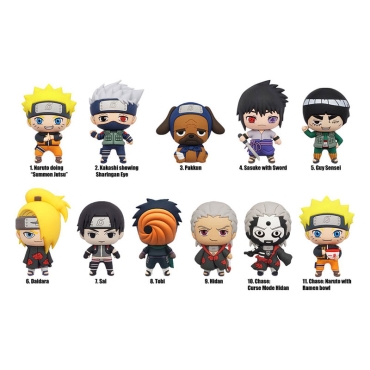 Naruto Shippuden 3D PVC Bag Clips Series 3 
