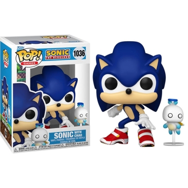 Sonic The Hedgehog Funko POP! Колекционерска Фигурка - Sonic w/ Chao #1036