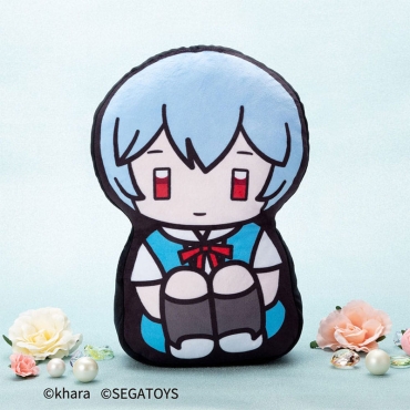 Neon Genesis Evangelion 2D Плюшена Играчка - Rei Ayanami 32 cm