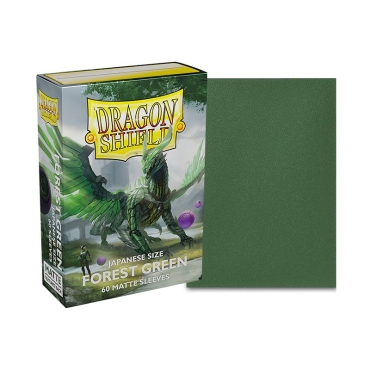 Dragon Shield Малки Протектори за карти 60 броя Dual Матирани - Forest Green